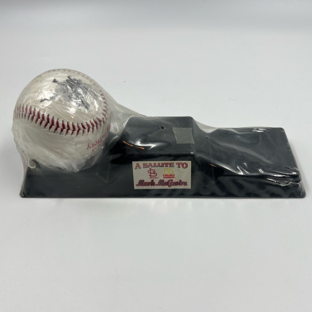 Vintage 1998 Mark McGwire St. Louis Cardinals McDonalds Home Run Record Baseball